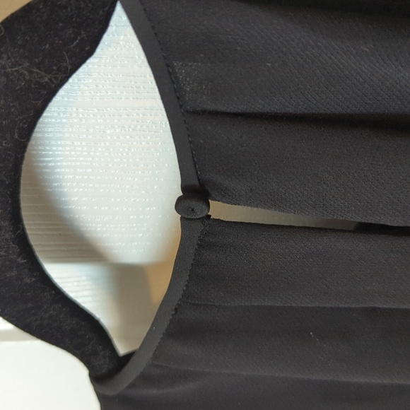 Formal blouse with sheer cape - Picture 3 of 6